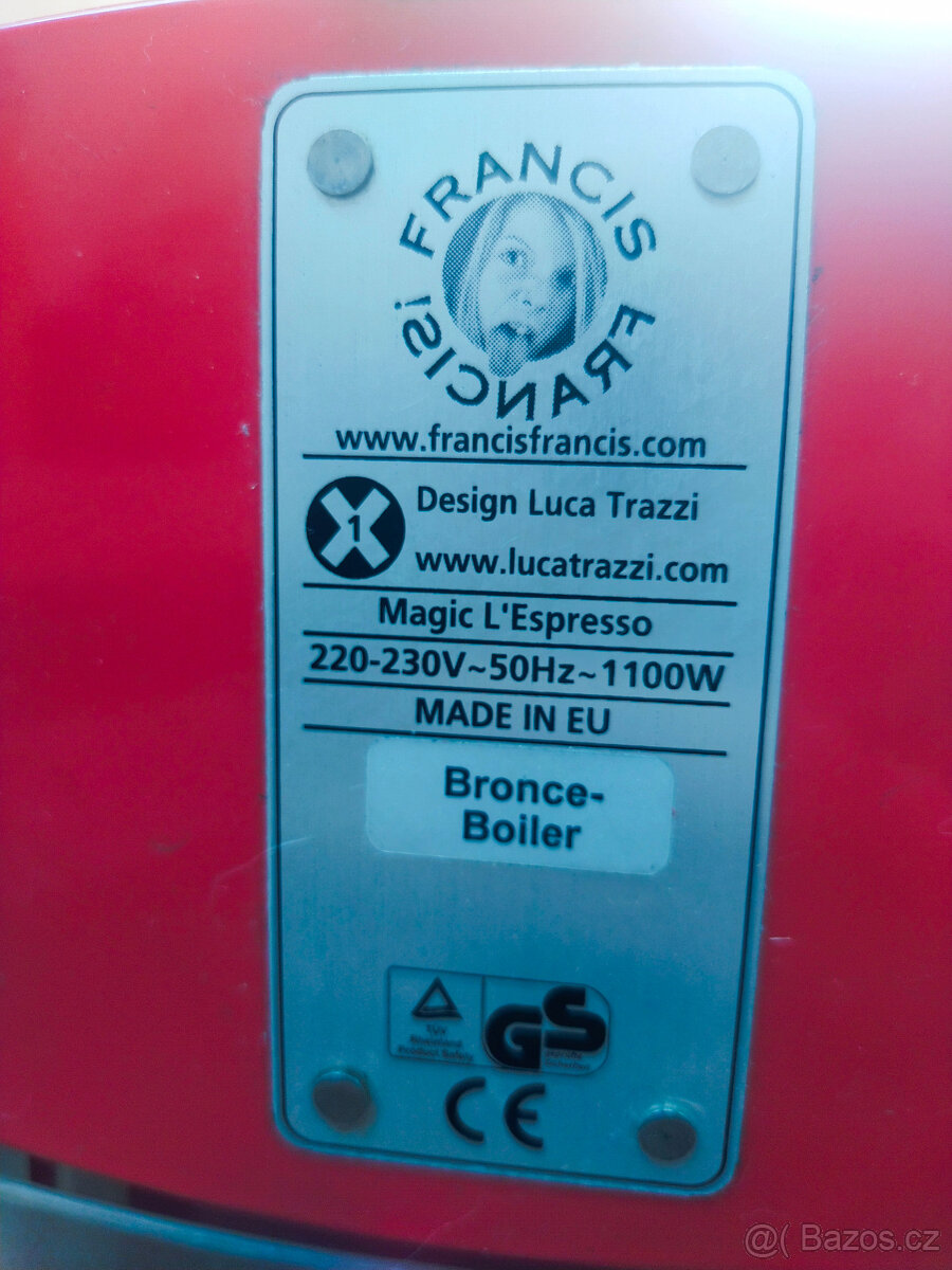 FrancisFrancis (Luca Trazzi) – Retro kávovar na E.S.E. pody - 6