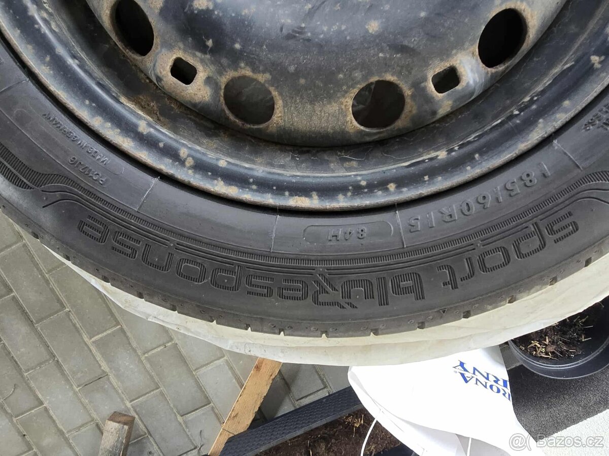 4 x letní pneu 185/60 R15 84H Dunlop Škoda Fabia 3, Rapid - 6