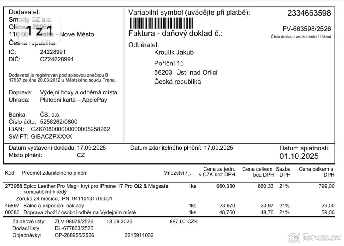 Kožený kryt Epico pro iPhone 17 Pro - 6