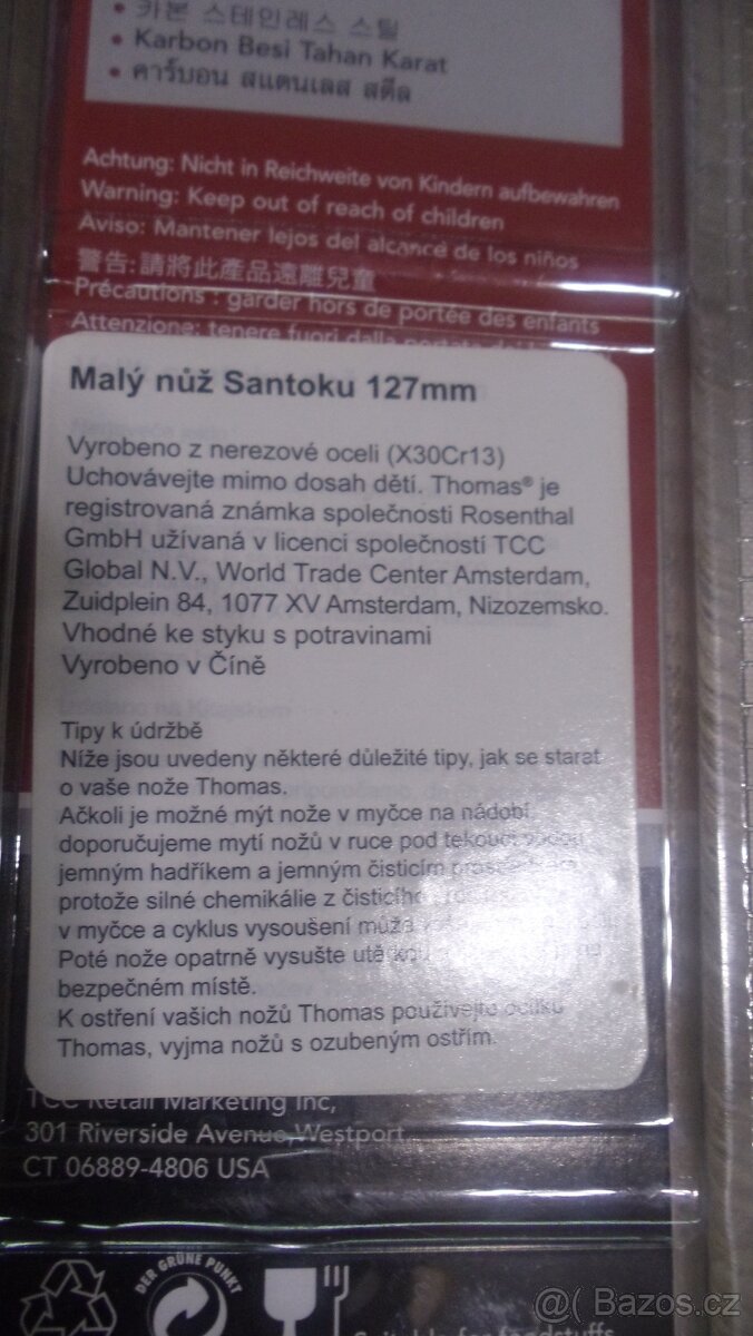 Sada kuchyńských nožů Thomas - 6