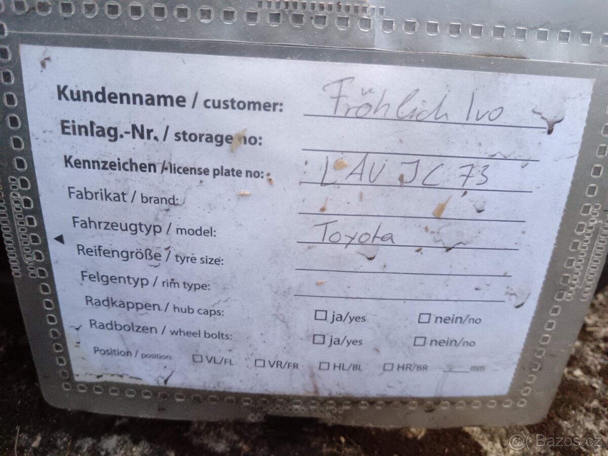 Plechové disky Toyota - 6