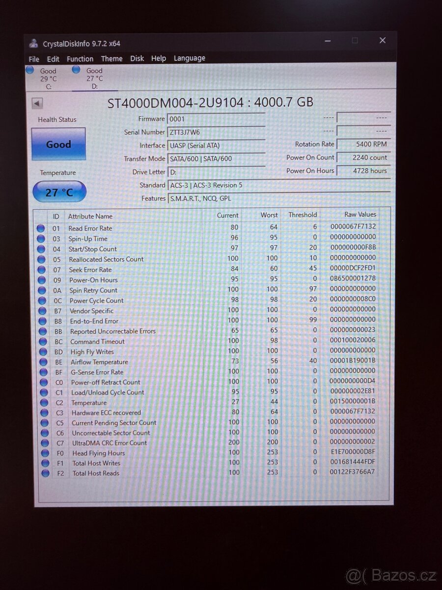 4TB seagate hard disk hdd 4 tb - 6