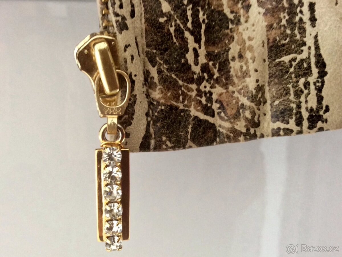 Dámská kožená bunda, vel. 40. - 6