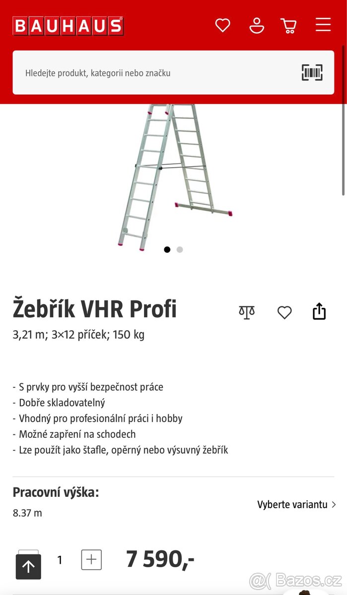Žebřík - velmi velký/vysoký - 6