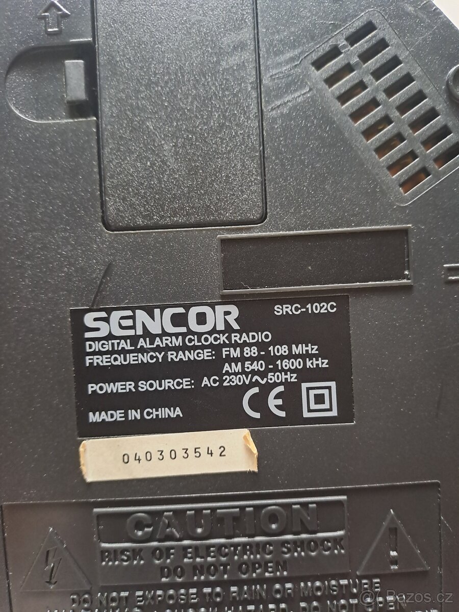 Radio budík Sencor digital alarm clock radio SRC-102C - 6