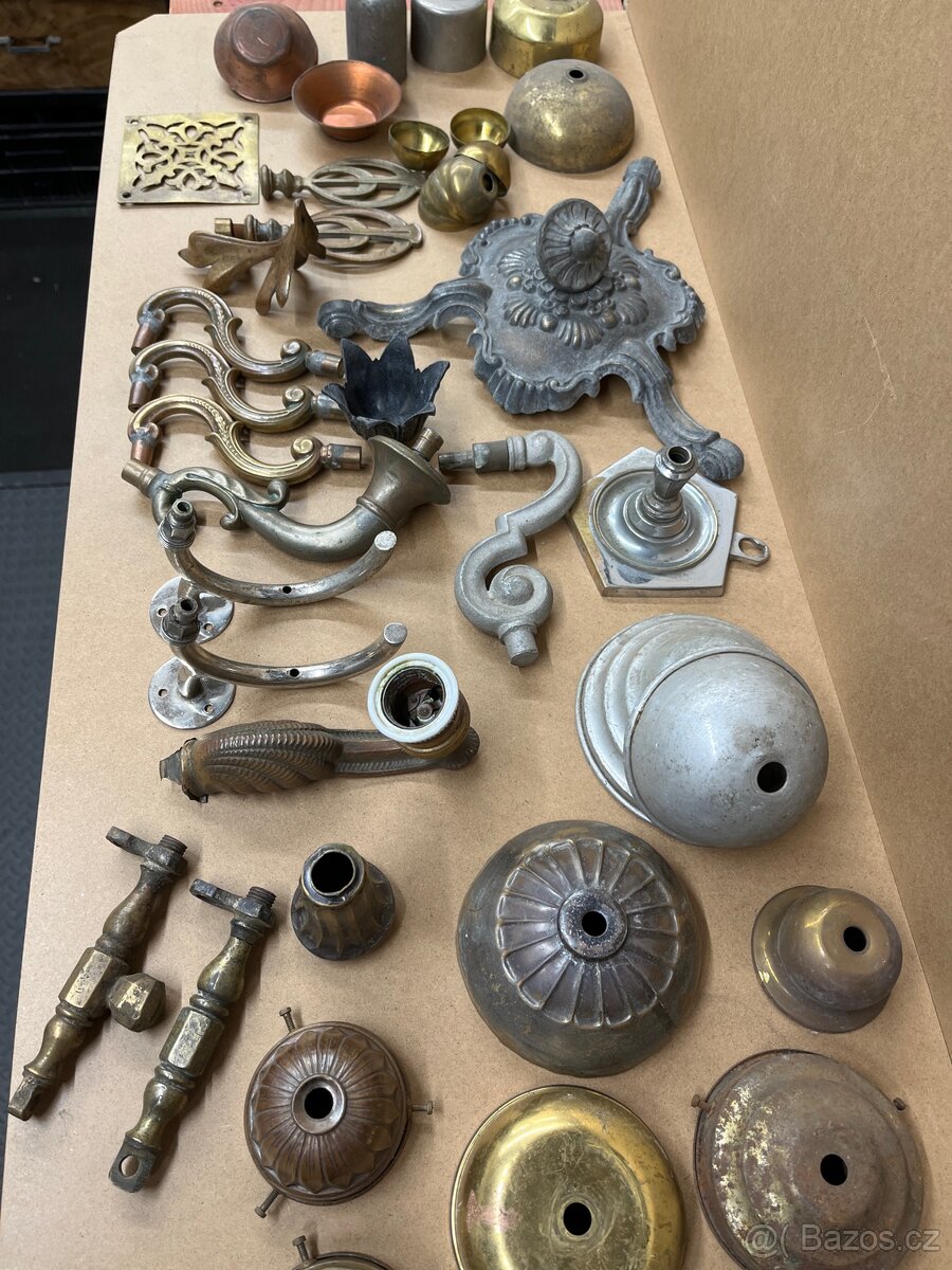 Starožitné součástky na světla - 6