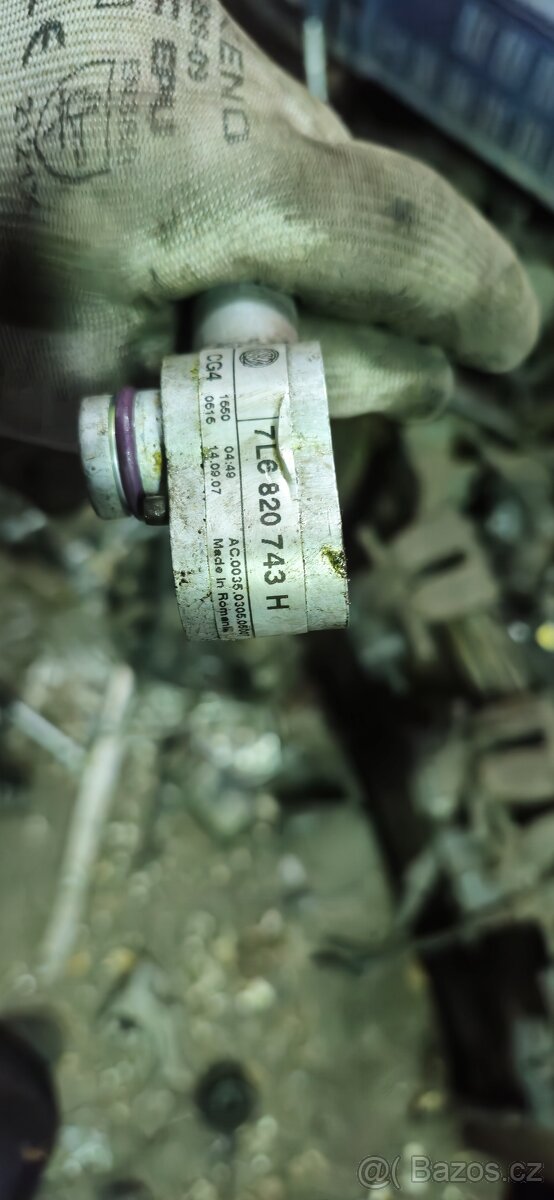 Klima hadice trubky audi q7 touareg cayenne - 6