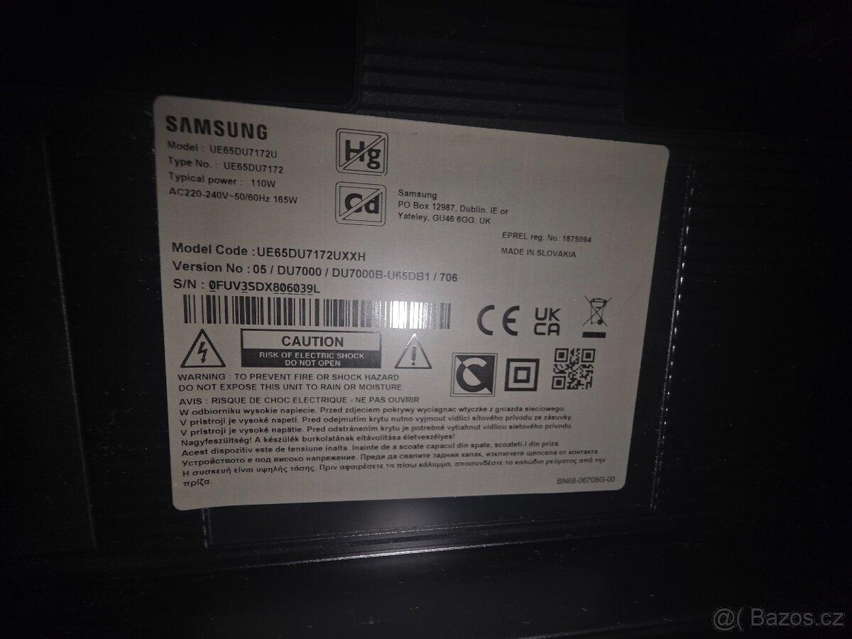 SAMSUNG UE 65 DU7172UX LED - 6
