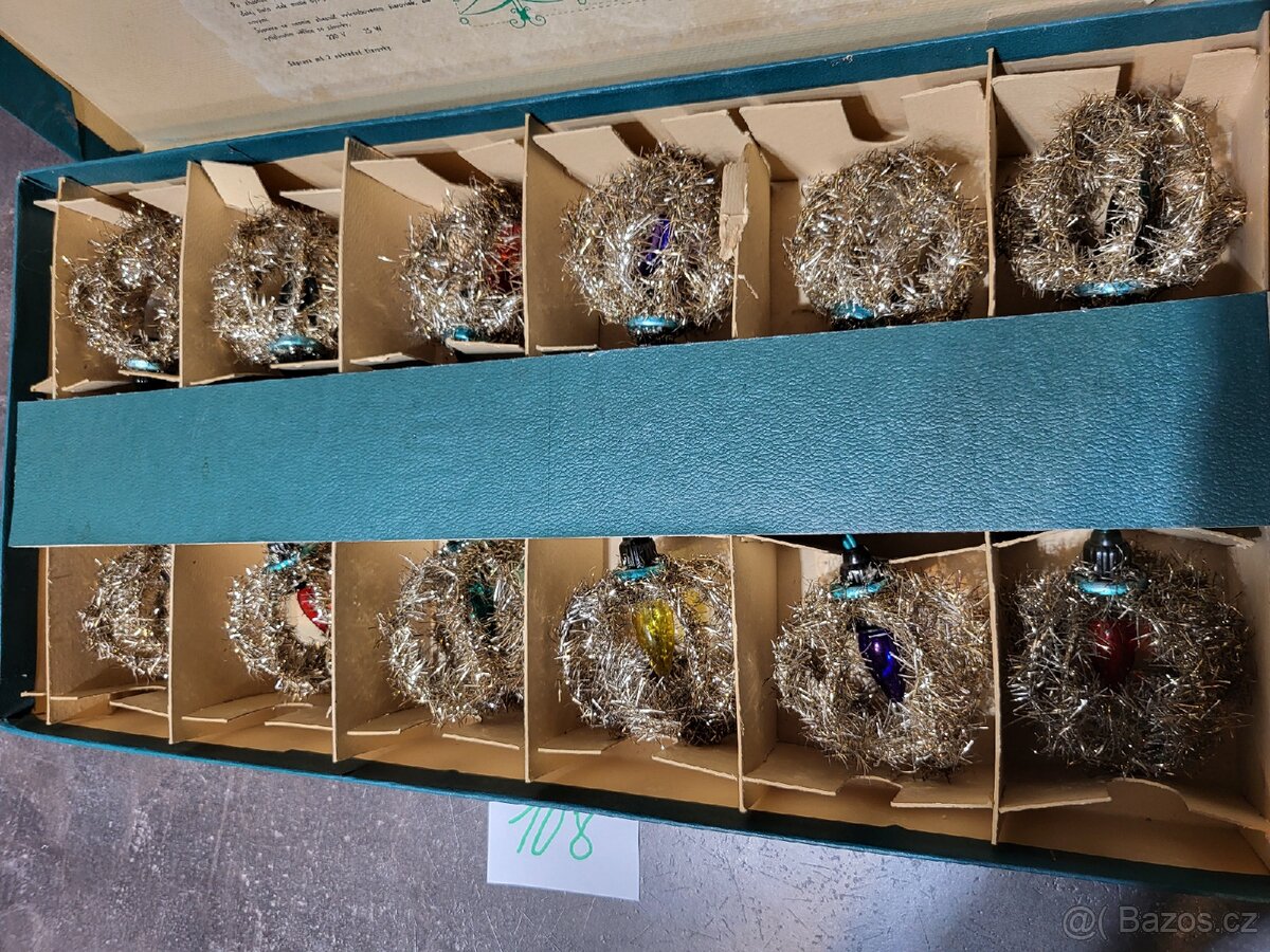 Retro vánoční osvětlení 108 - 6