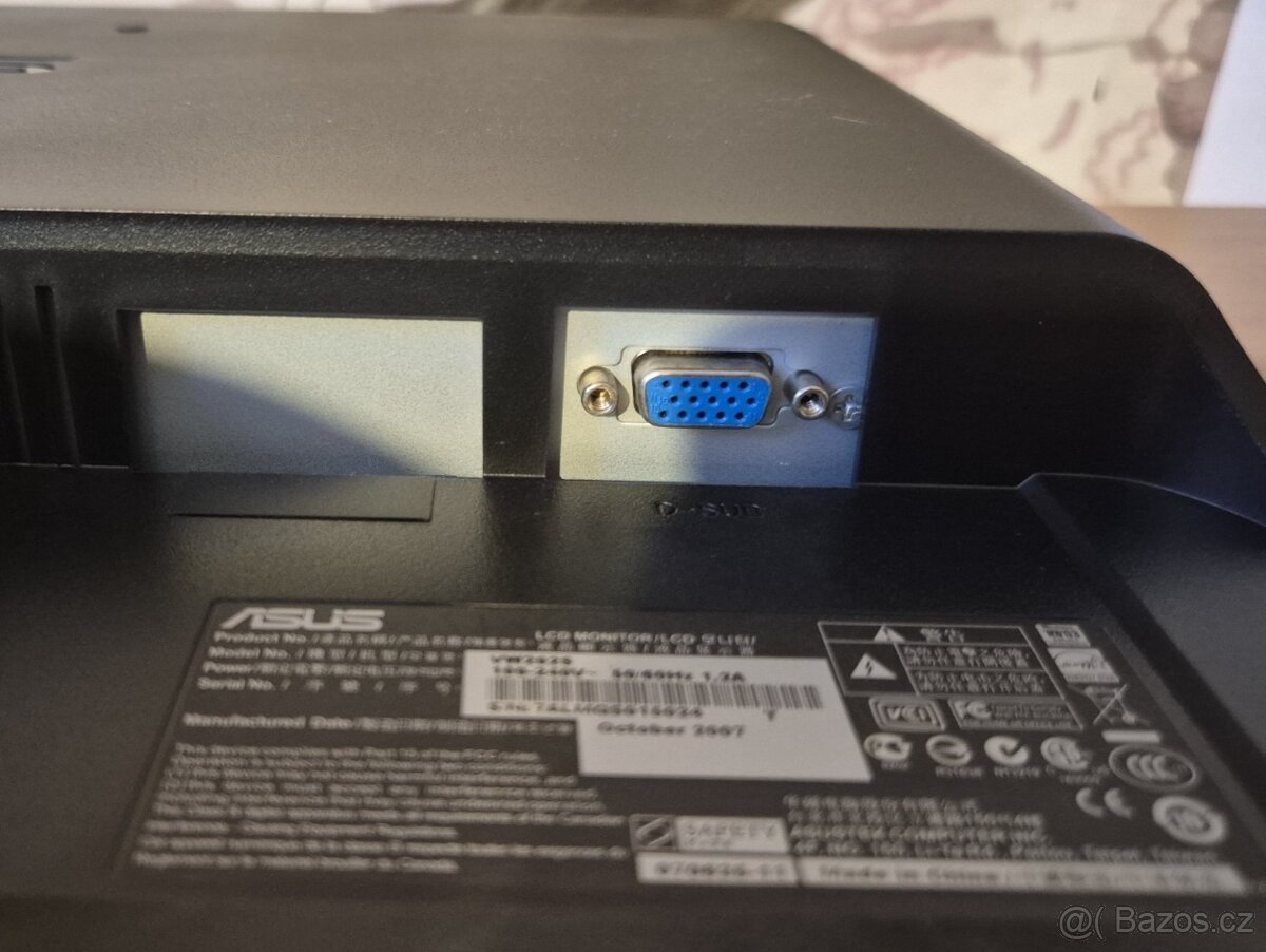 Monitor Asus VW202S 20,1" - 6