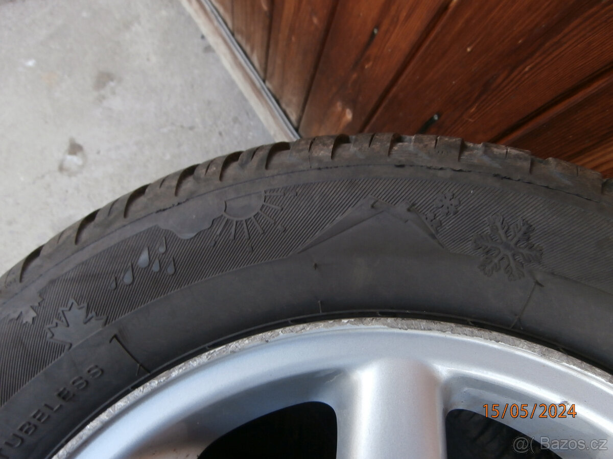 sada celoroční 185/60R 14 s orig.Alu disky vw - 6