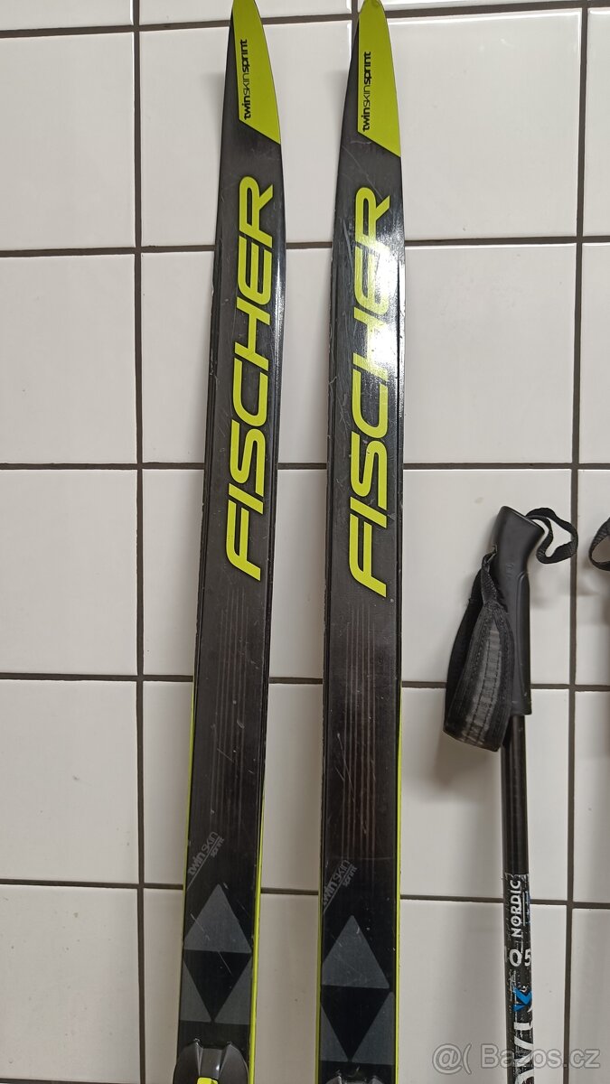 Prodám dětské běžky Fisher Sprint Twin Skin 140 cm - 6