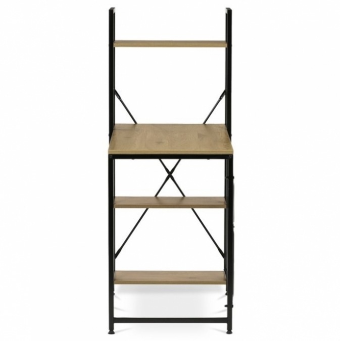 Počítačový stůl s regálem - 6