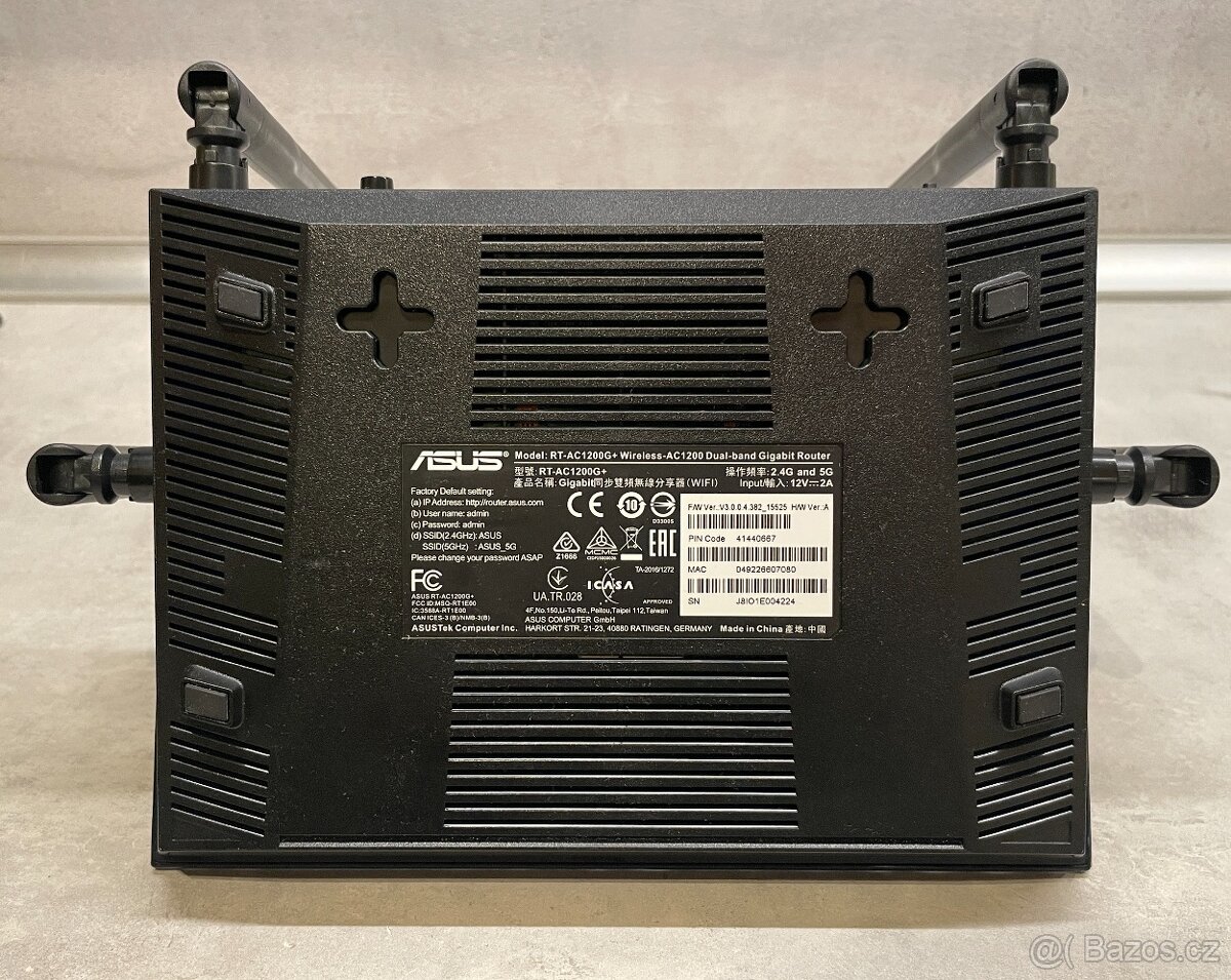 📶 Wi-Fi router ASUS RT-AC1200G+ - 6