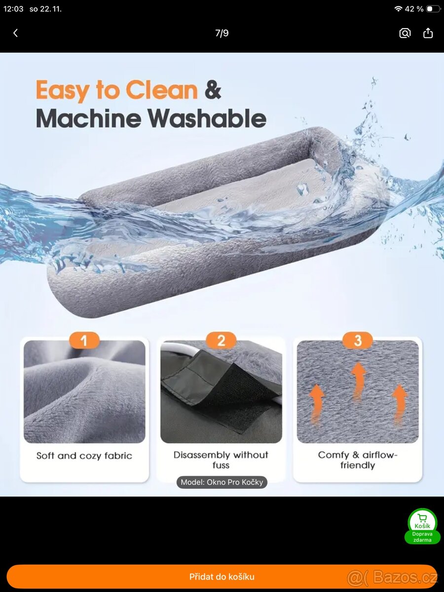 Kočičí pelíšek na okno - 6