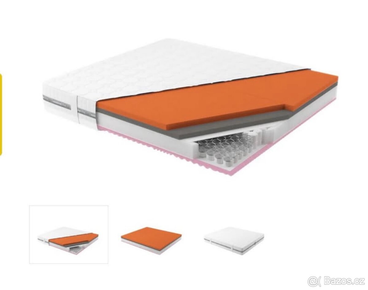 Pružinová matrace 180x200 cm - 6