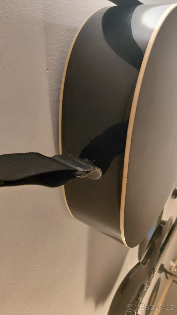 🎸 Akustická kytara Blond D-OA BK + Fender popruh + obal - 6