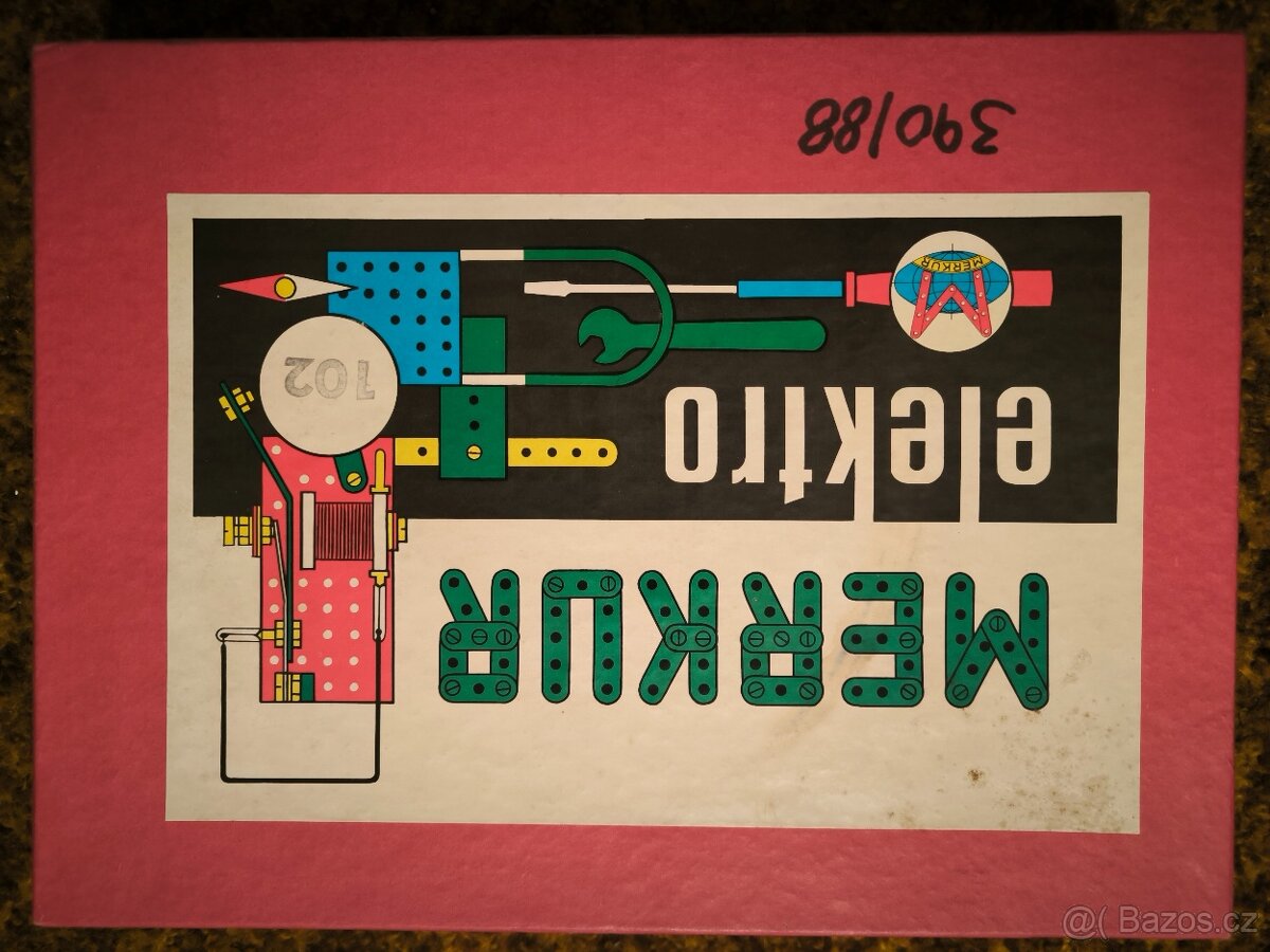 Původní stavebnice Merkur elektro - 6