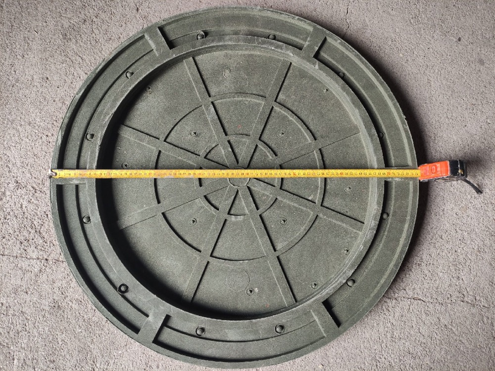 Poklop zahradní kruhový - nový - 6