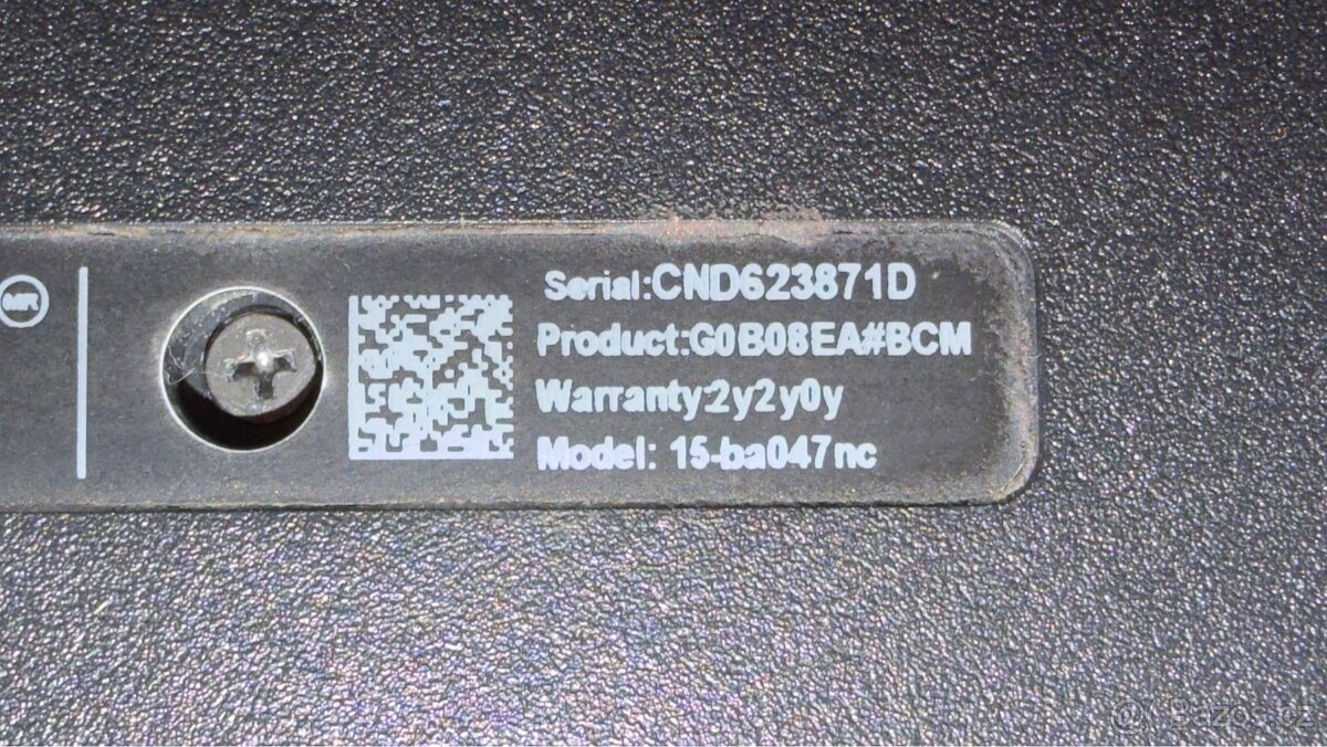 HP Notebook 15-ba047nc 8GB RAM 240GB SSD - 6