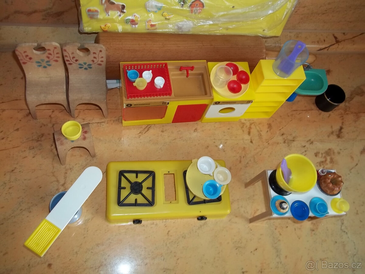 Hračka. Kuchyňka pro panenky s doplňky - 6