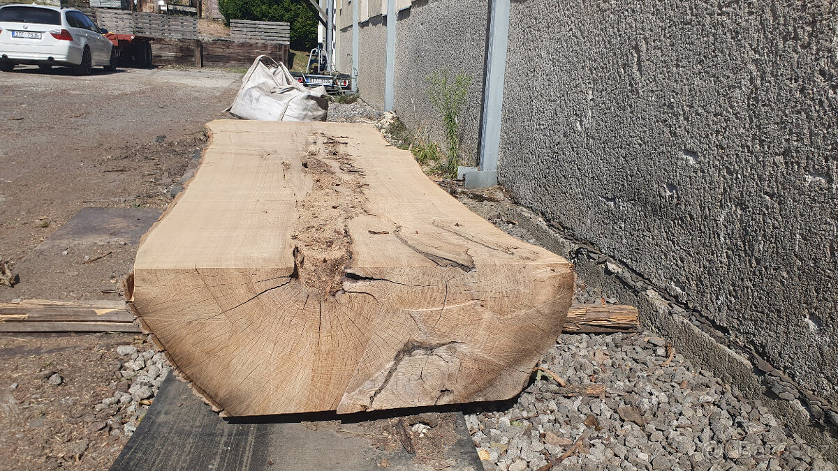 Jasanová fošna - blok na výrobu stolů - 6