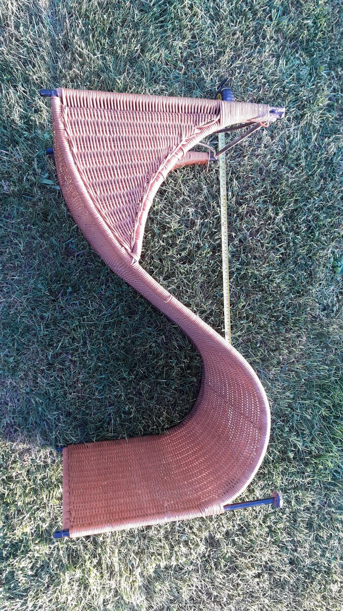 Retro ratanový stojan - 6