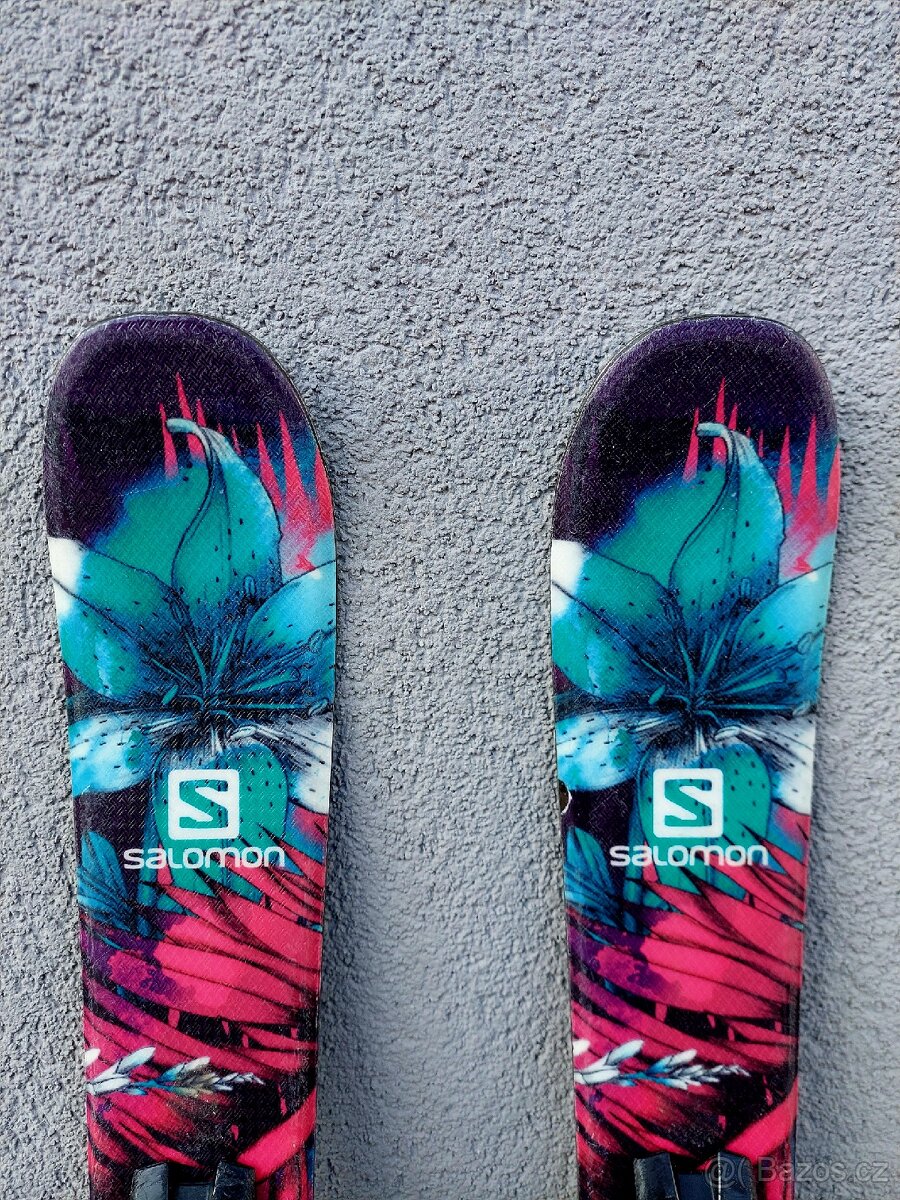 Dětské lyže SALOMON LUX, 80 cm + lyžáky - 6