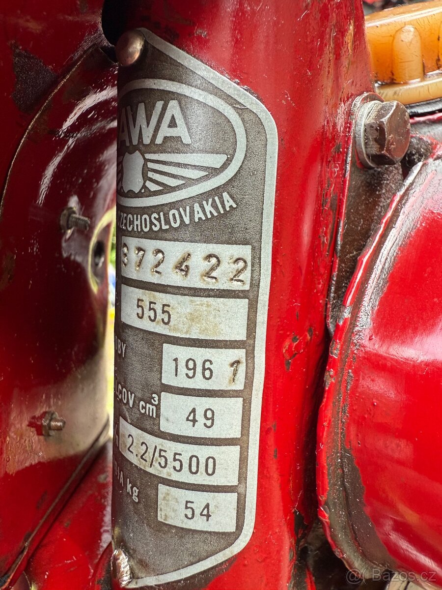 JAWA 555 pionýr s TP - 6