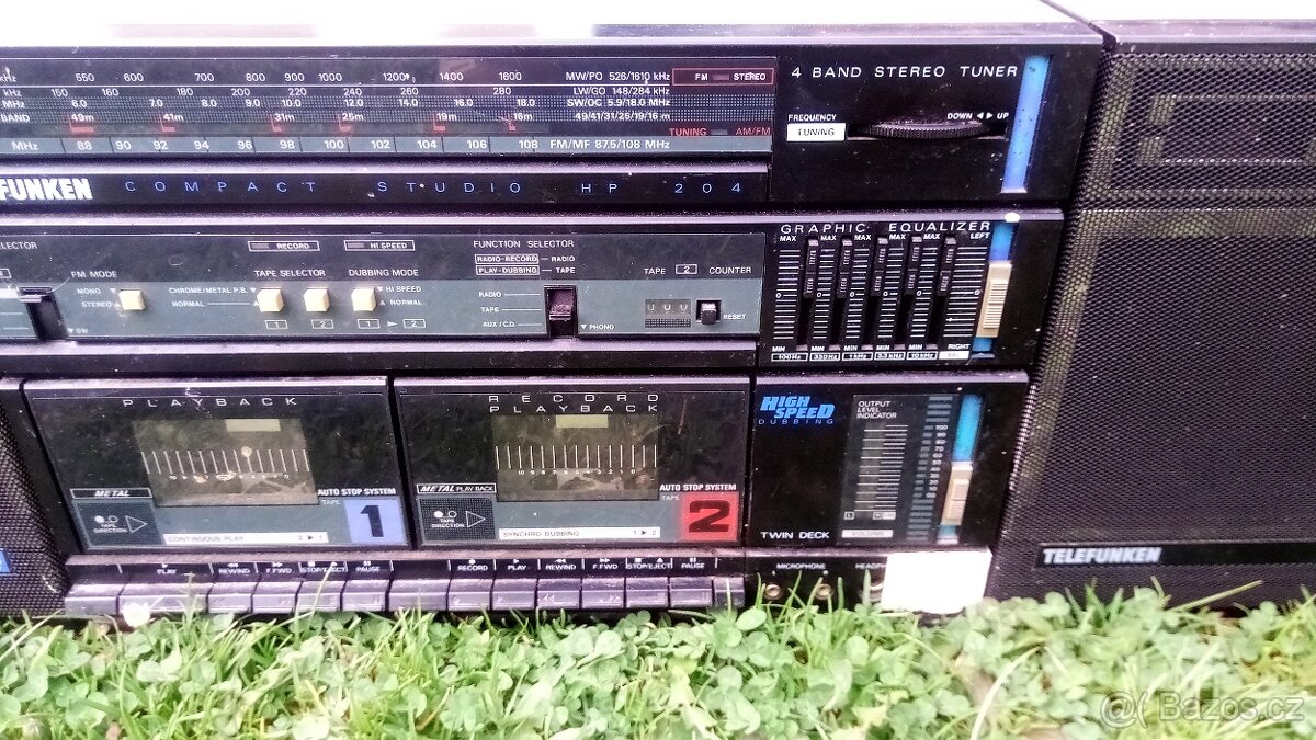 Retro kazeťák TELEFUNKEN HP 204 - 6