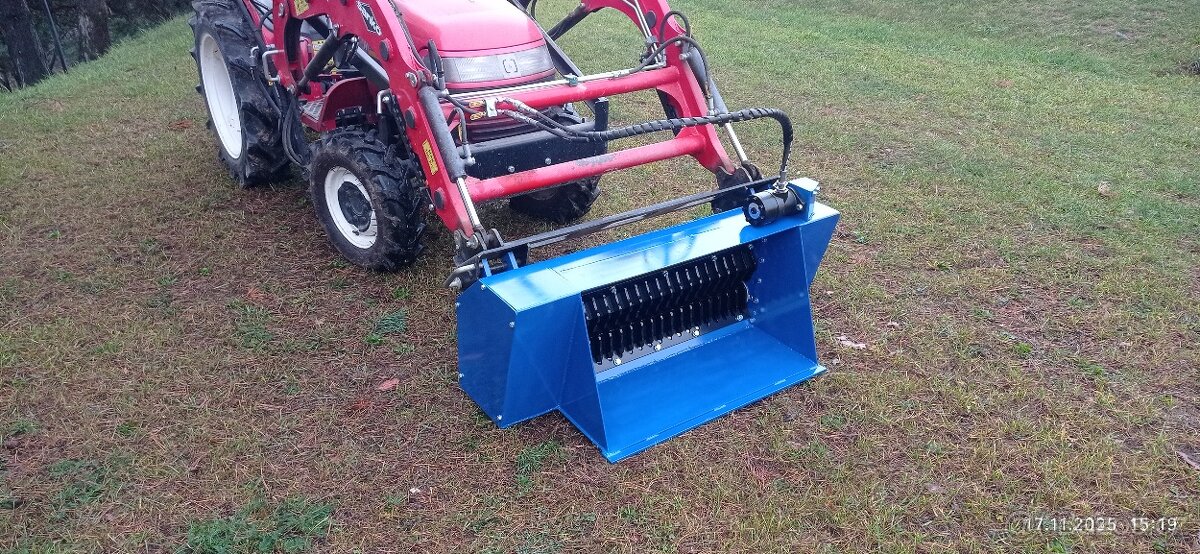 Třídící, kátrovací lopata za malotraktor - 6