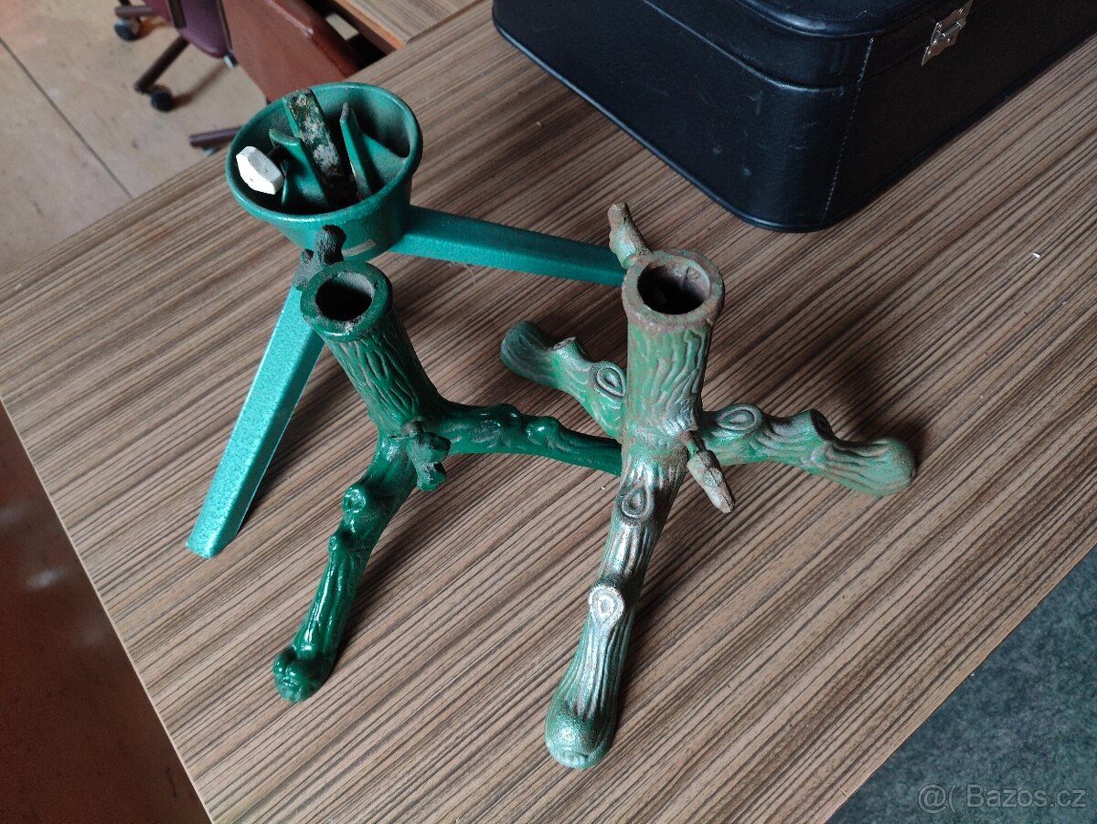 3x retro stojan na stromeček - 6