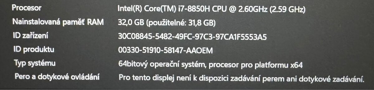 HP ZBook 15 G5 "výkonný notebook" - 6