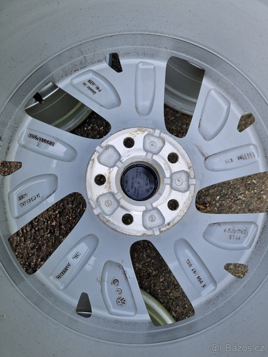 5x112 r17 et46 alu disky kola volkswagen golf 8 škoda 17 vw - 6