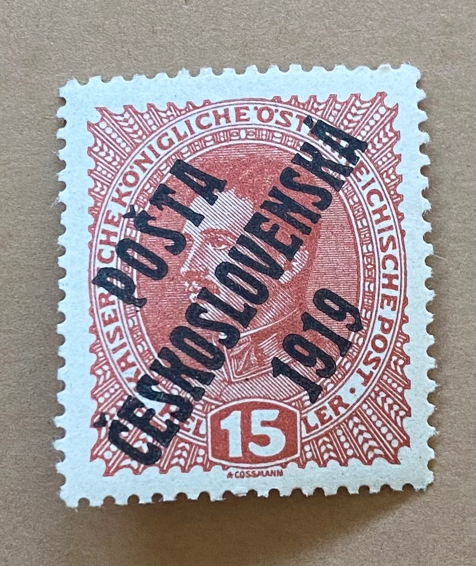 Poštovní zmámky ČSR z roku 1919 - 6