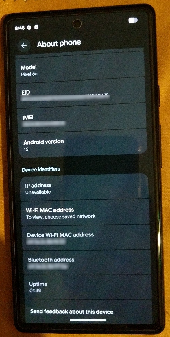 Google Pixel 6a - zánovní stav - 6