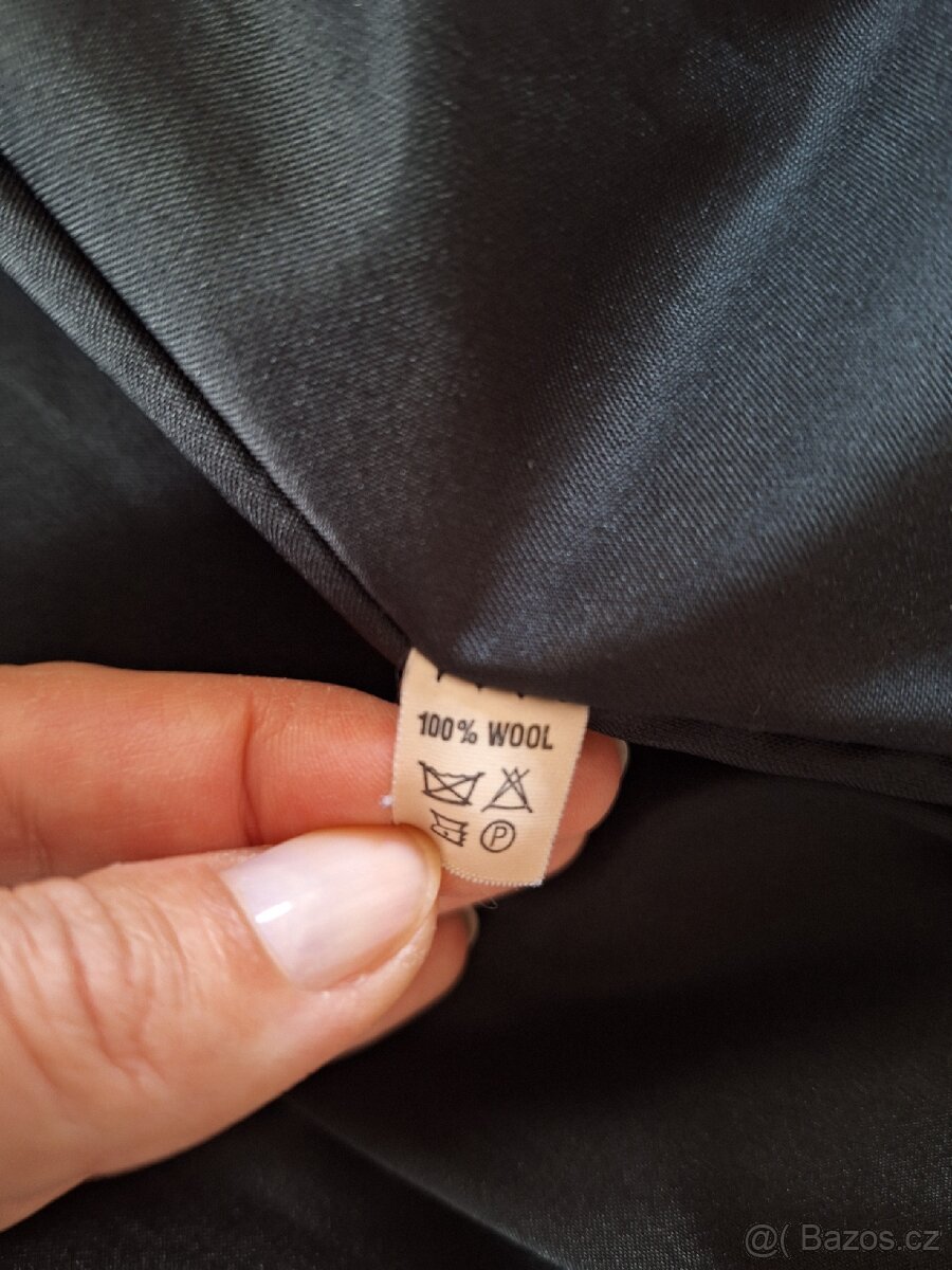 Kabát vlněný dámský kabát vel. XXL - 6