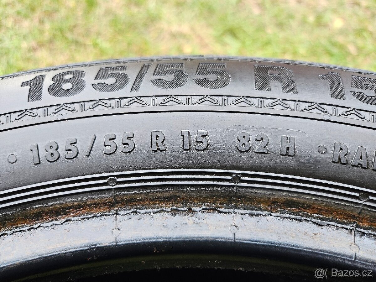 4x Letní pneu Barum + Champiro - 185/55 R15 - 75% - 6