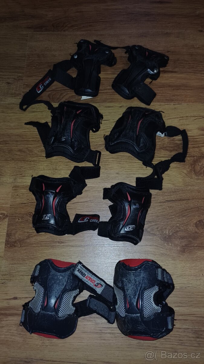 Prodám kolečkové brusle HY SKATE Junior+chrániče - 6