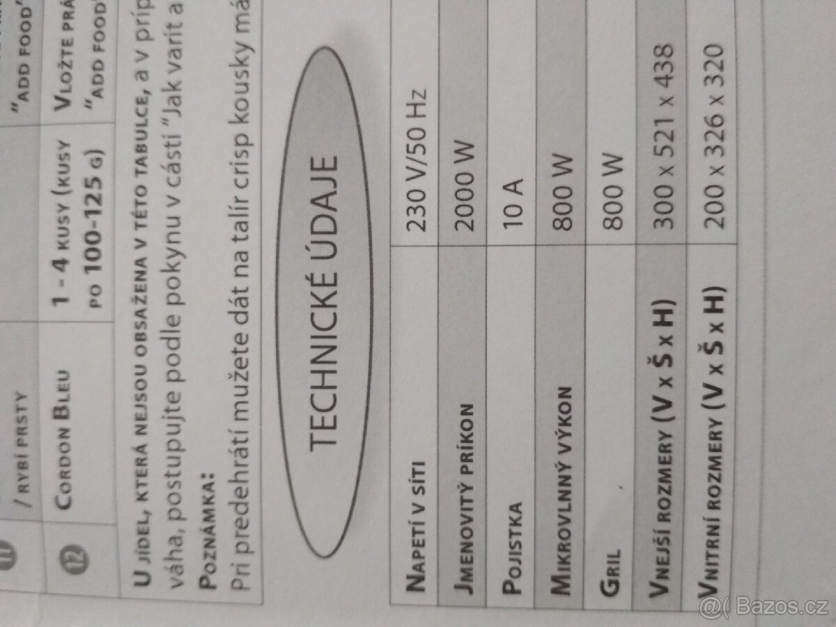 Mikrovlnná trouba Whirlpool - 6