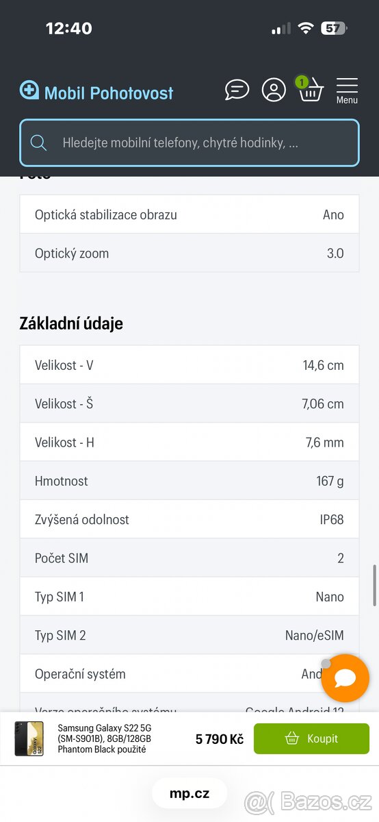 Samsung S22 8/128GB (B) - 6