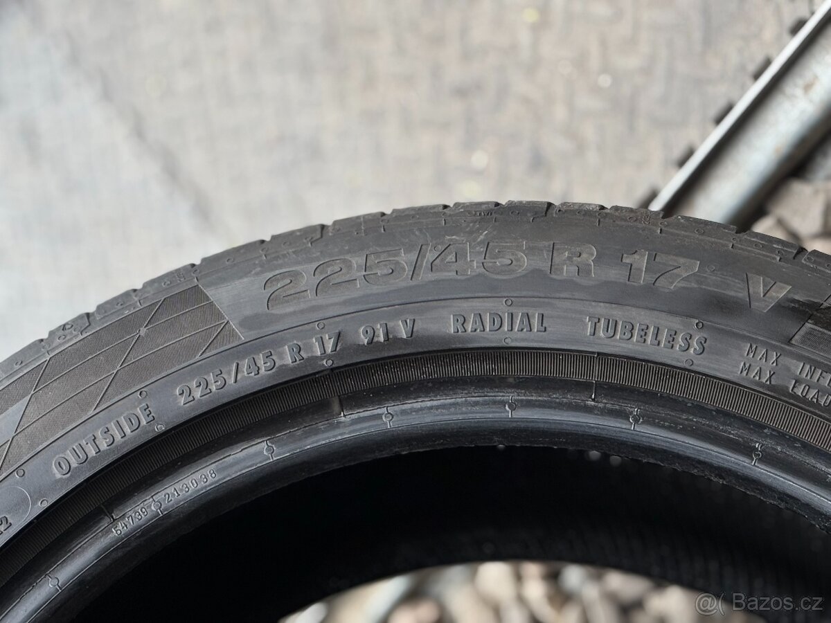225/45/17 - Continental letní pár pneu - 6