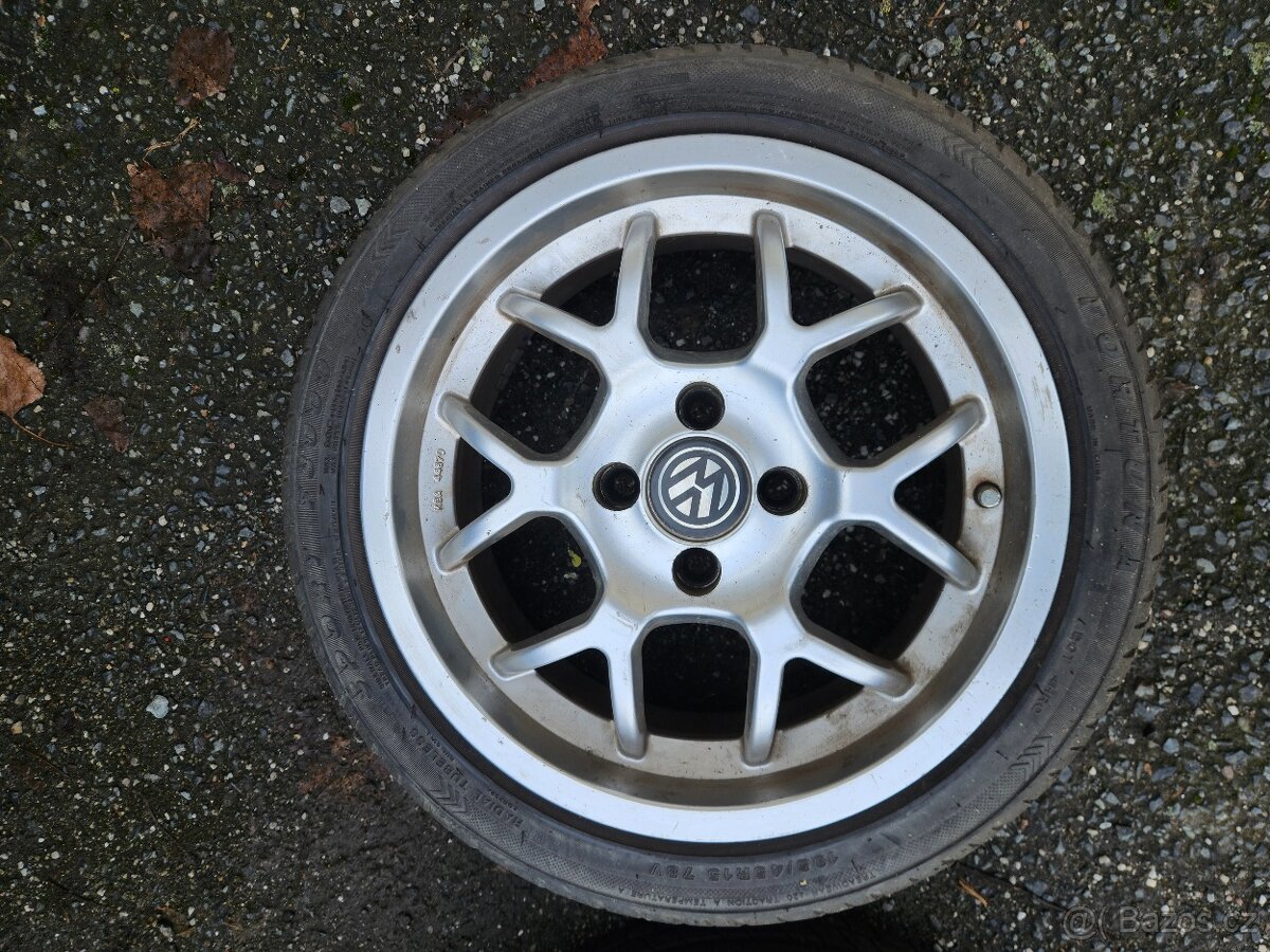 Alu kola 7J 4x100 R15 s pneu - 6