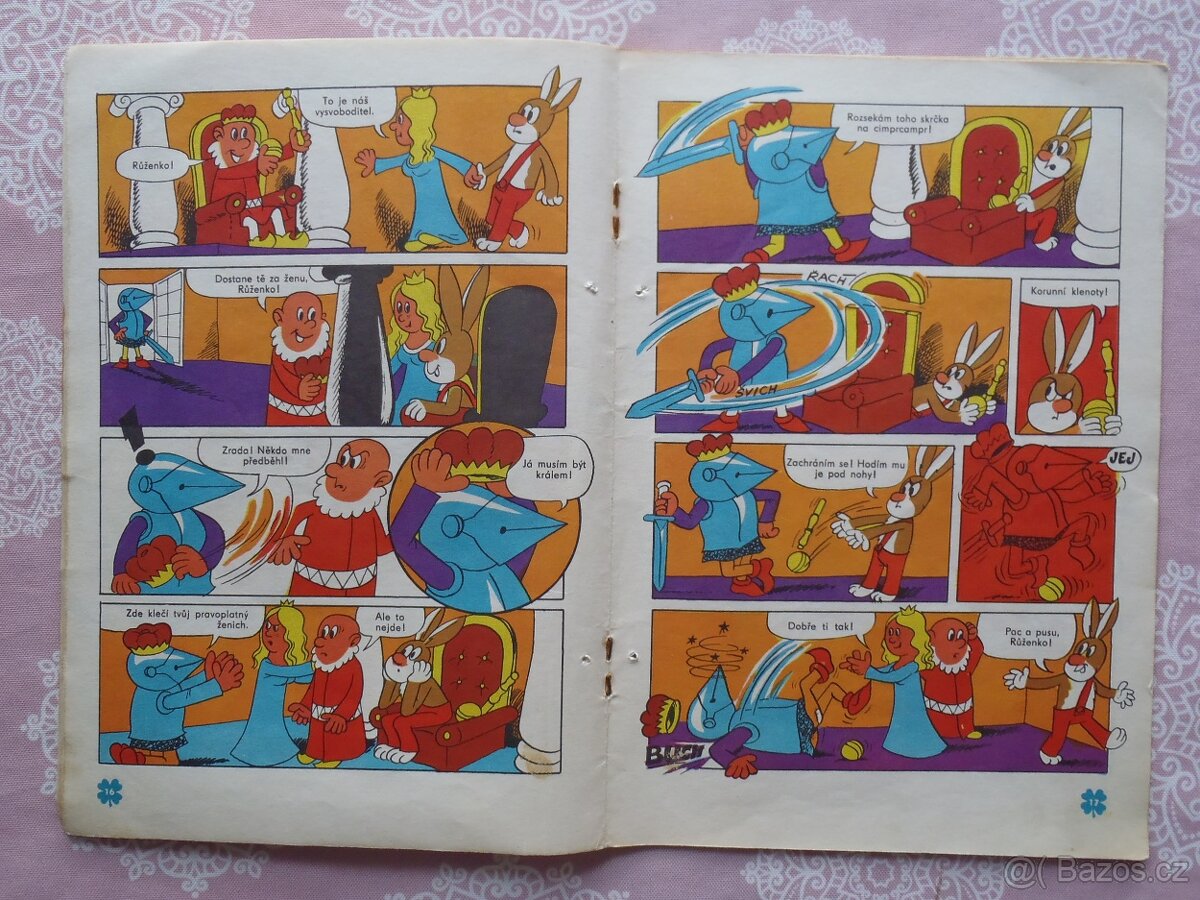 Čtyřlístek 8 Létající koberec originál - 6