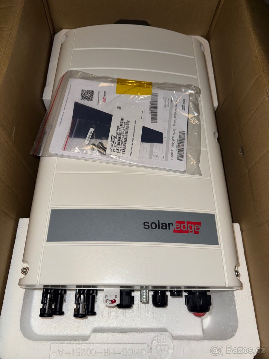 Prodám nové střídače SolarEdge+OPTIMIZÉR S1200-1GM4MBV - 6