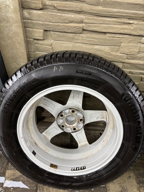 Alutec 6,5 J x 17 ET 38, 5 x 112mm, zimní pneu 215/65/R17 - 6