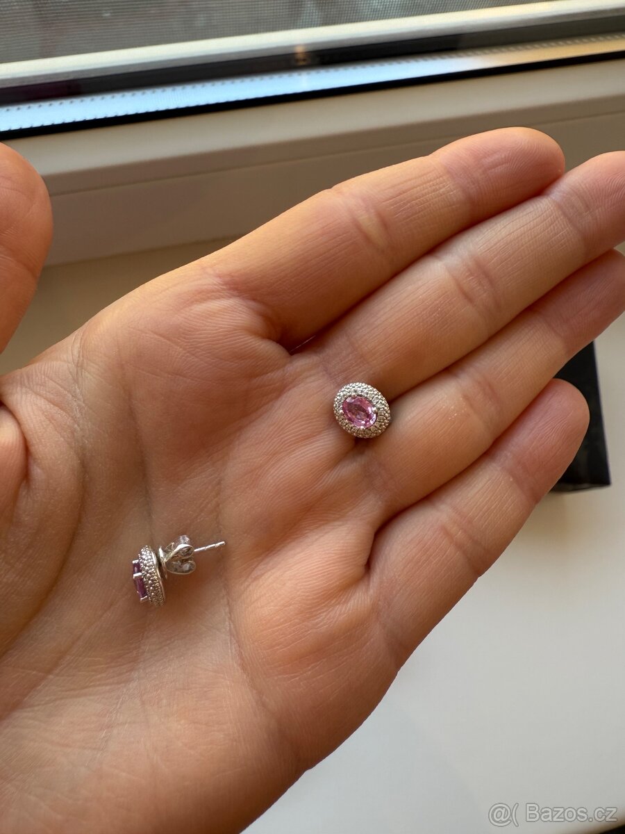 Set Alo Diamonds naušnice + řetízek - 6