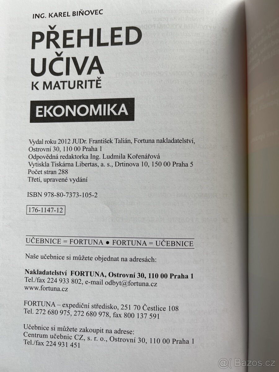 Přehled učiva k maturitě ekonomika - 6