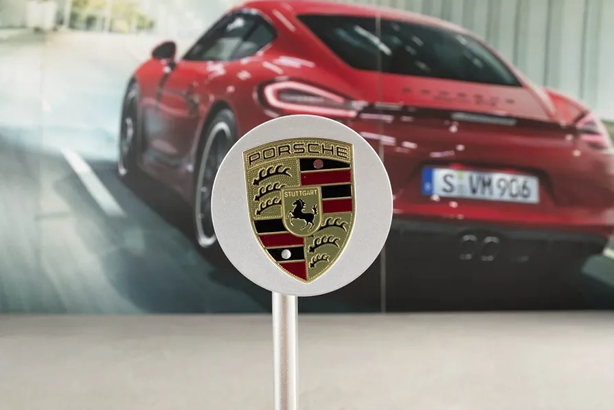 Porsche středové krytky kol – 76mm / 65mm (3 barvy) - 6