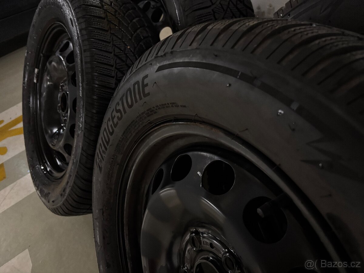 Zimní pneumatiky 215/60 R16 99H + plechové disky – Š. Karoq - 6